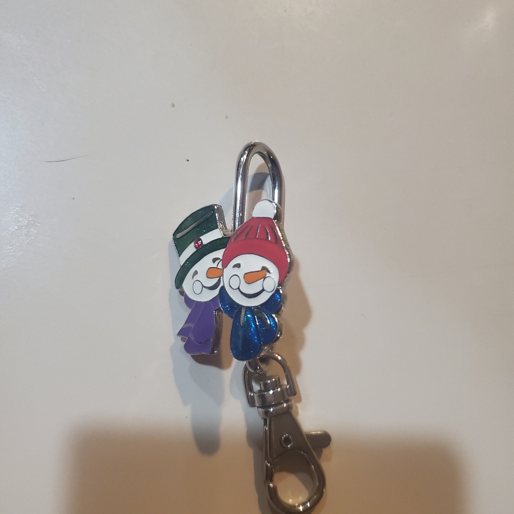 Alexx Inc. Snowman Purse Key Finder Keychain. 